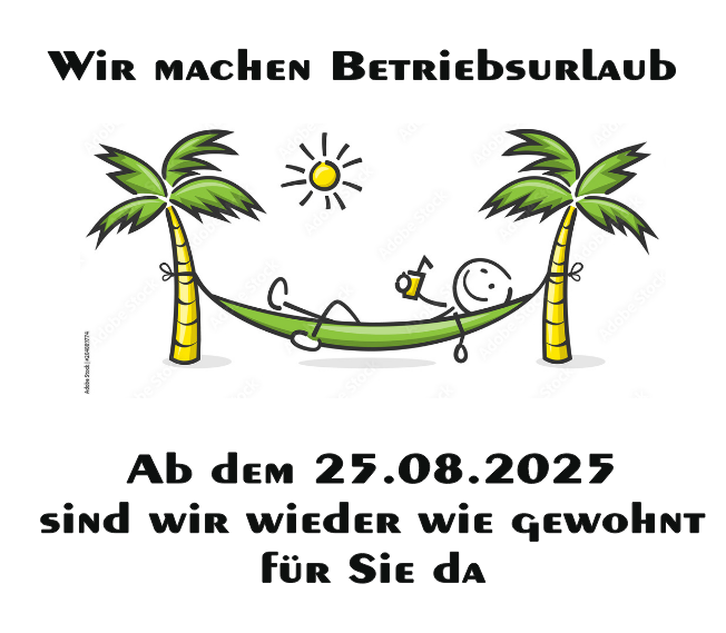 Betriebsurlaub 2025